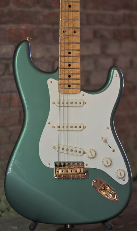 Fender Custom Shop Limited Edition '59 Stratocaster, NOS, Gold Hardware - Sherwood Green Metallic image 1