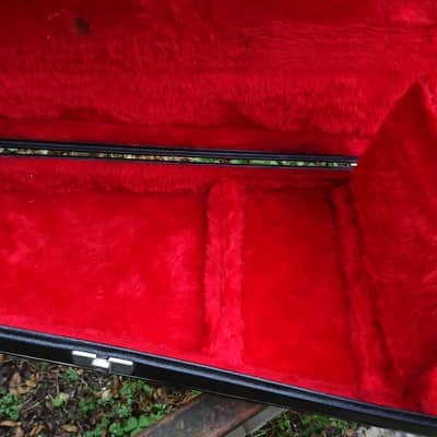 60s 70s vintage Polverini Italian Hard Shell Wood Case for Electric Bass image 25
