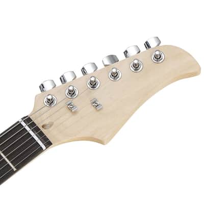 39 Inch Electric Guitar Full Size Starter Kit w/ 10W Amp Beginner-Friendly Black image 4