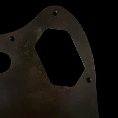 Made-to-Order - Statuary Bronze Brass - USA Jaguar AVRI 60s Pickguard Scratchplate for Fender - Hand-finished image 6