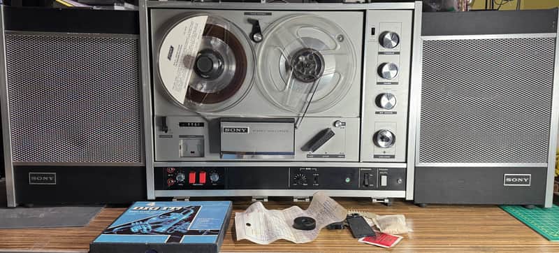 Sony TC-540 Reel to Reel 4-Track Stereo Tape Recorder Tested image 1