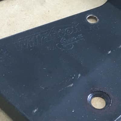 Vintage Style Black Metal Ashtray Tele Wilkinson By Sung iL Bridge Natural Relic image 3