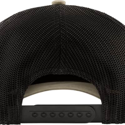 Genuine Fender Guitars Snap Back Logo Pick Patch Hat, Olive image 6