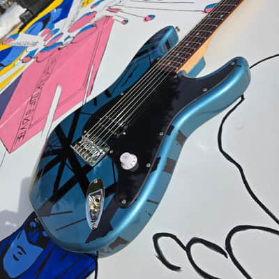 Squier Stratocaster Bullet EVH tribute image 11