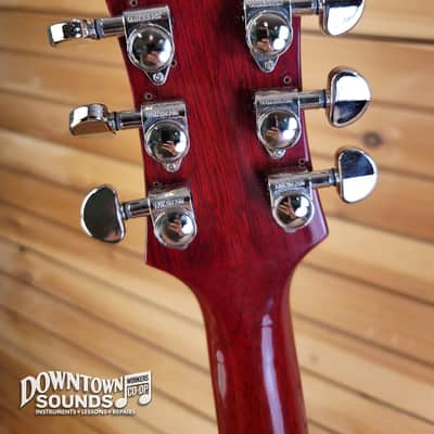 Epiphone Les Paul Junior Double Cut - Trans Red, Wilkinson Tuners, 6lbs 3oz image 8