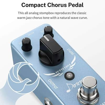 💓 Donner Tutti Love Analog Classic Chorus Effects Pedal Warm Jazz Chorus Tone image 4