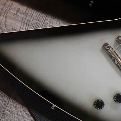 2011 Gibson Brendon Small Thunderhorse Explorer Dethlok Electric Guitar Silverburst + HSC image 4
