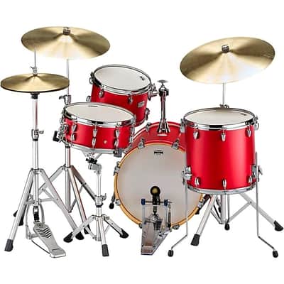 Yamaha Tour Custom Maple 3-Piece Shell Pack With 18" Bass Drum 2024 - Candy Apple Satin (NEW ARRIVAL) image 1