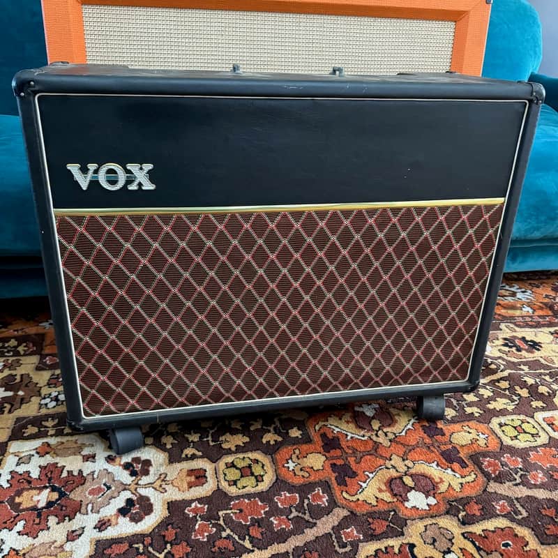 Vintage Vox AC30 2x12 Guitar Combo Cabinet Amplifier EMPTY Unloaded Box image 1