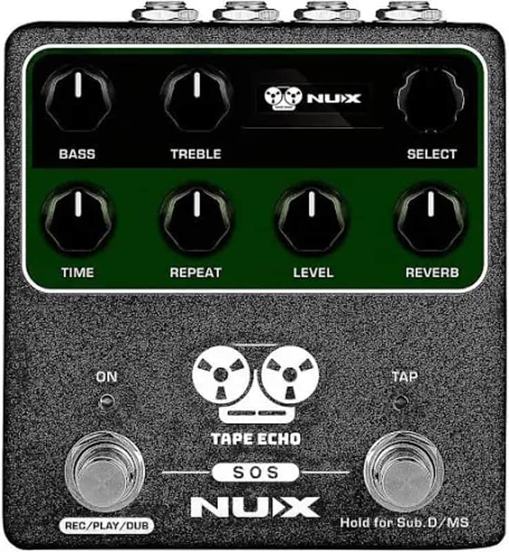 NuX NDD-7 Tape Echo 2022 - Present - Black / Green image 1
