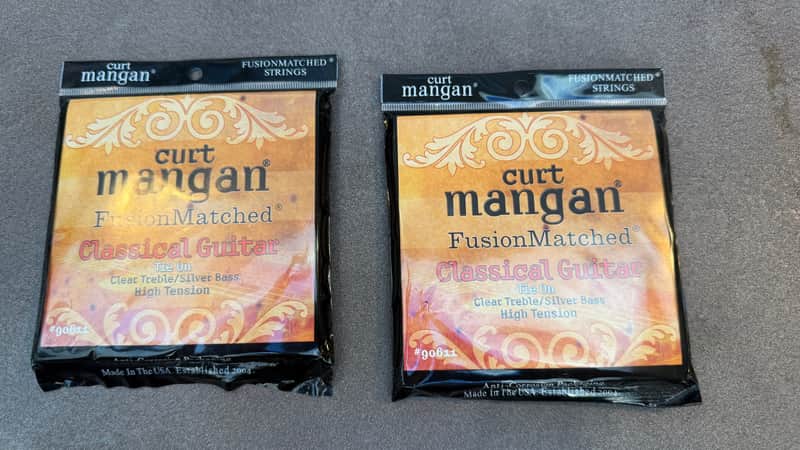 2x Curt Mangan Fusion Matched Classical Guitar Strings (High Tension) image 1