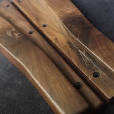 Oberheim Matrix 6 walnut wood side panels image 2
