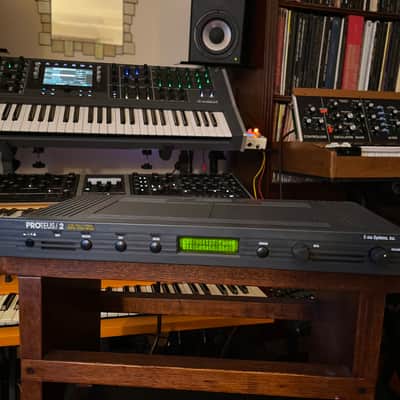 E-MU Systems Proteus/2 Rackmount 32-Voice Sampler Module 1990 - Black image 1