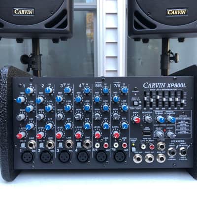 Carvin XP800L 8 Channel Powered Mixer image 2