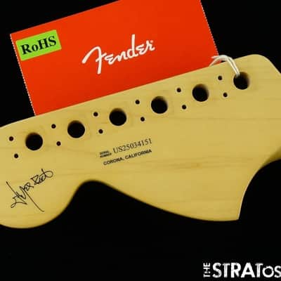 Fender American USA Jim Root Jazzmaster BODY + NECK Mahogany Ebony Flat Black image 10