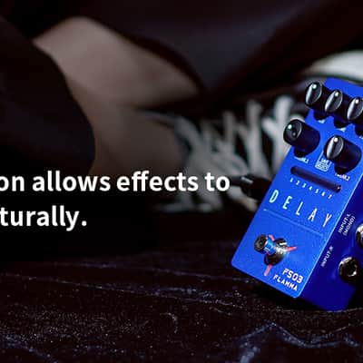 Flamma FS03 Stereo Delay Pedal 6 Delay Effects Echo/ Galaxy with 80s Looper,price include the import duty to US buyer image 9