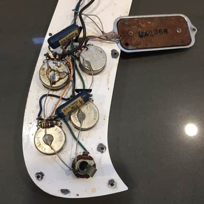 Kay K102 Vanguard loaded pickguard 60's DeArmond image 11
