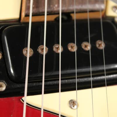 Mosrite Double Neck w/Vibramute Electric Mandolin 6 string 1964 Candy Apple Red image 13
