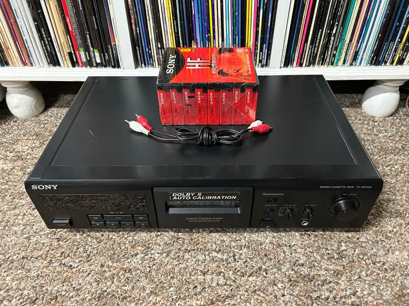 Sony TC-KE400S Stereo Cassette Deck Player Recorder Dolby B/C/S SERVICED ✅
