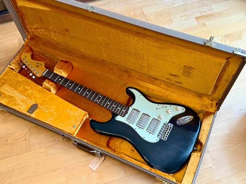 Fender Custom Shop Stratocaster 3 Humbuckers - Ebony Transparent image 1