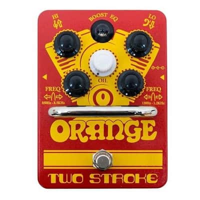 Orange Two Stroke Active Dual-Parametric EQ/Boost Guitar Effects Pedal image 1