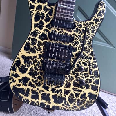 Vintage 1988 Jackson Soloist Custom - Ontario Custom Shop One Off "Glow In The Dark" Lava Crackle image 2