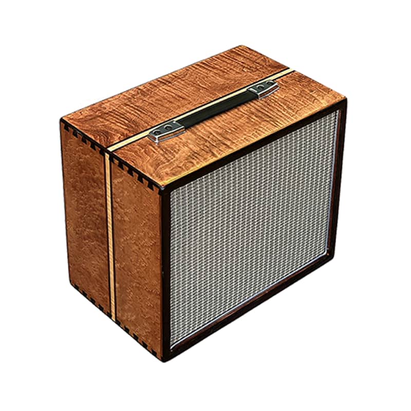 Exclusive Lightweight 1x12 Curly/Birdseye Maple Guitar Cabinet Enclosure (empty) image 1