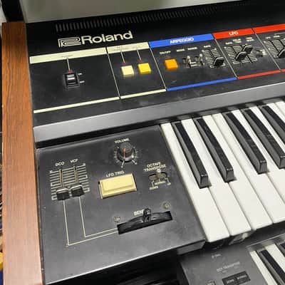 Roland Juno-6 61-Key Polyphonic Synthesizer 1982 - 1984 - Black image 3