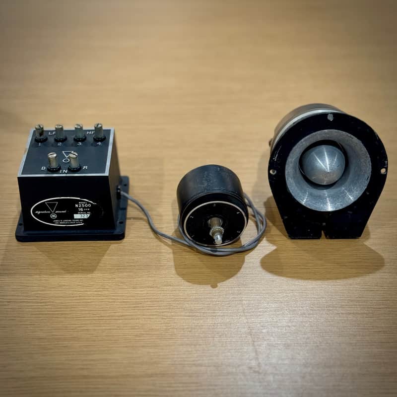 Vintage JBL bullet tweeter and crossover, N2500, 075 1960s-70s image 1