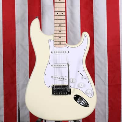 Squier Affinity Series Stratocaster with Maple Fretboard - Olympic White image 1