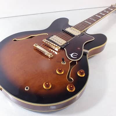 EPIPHONE ES-335 Sheraton Stop-Bar Tail Semi-Acoustic Electric Guitar + Hard Case image 10