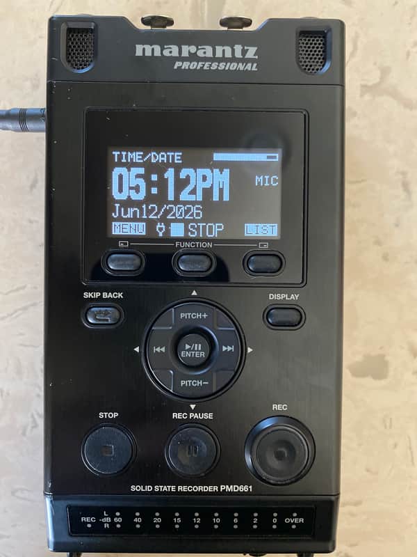Marantz PMD661MKII 2-Channel Handheld Solid State Digital Recorder 2010s - Black image 1