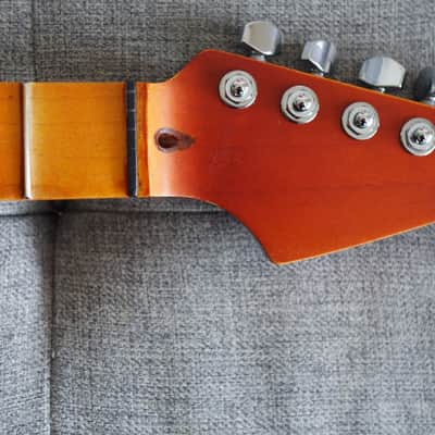 Warmoth 1-Piece Maple Neck with Amber Finish and Locking Hipshot Tuners! image 14