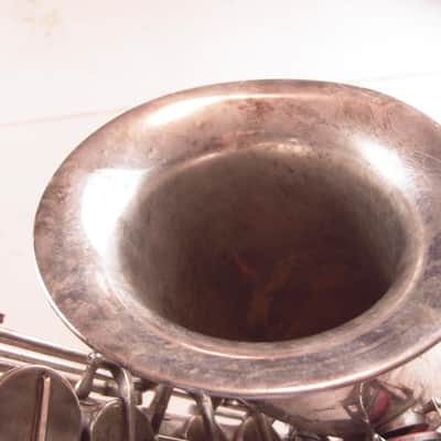 Tenorsaxophon Amati  classic deluxe 60er - silber mit Mundstück & Ersatzteilen image 11