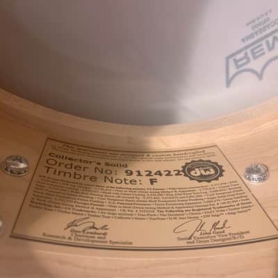 DW Collector's Series Solid Maple 6.5x14" Snare Drum *Rare* image 4