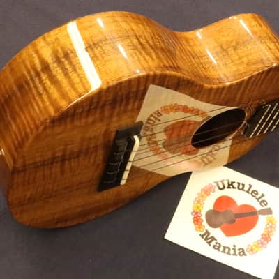 Kiwaya KPC-1K / HG Solid High Grade Hawaiian Koa Concert Ukulele #5350 image 5