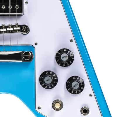 Epiphone Flying V 70s Maui Blue - Electric Guitar image 10