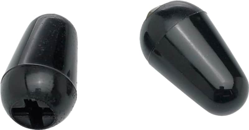 Fender Stratocaster Switch Tips Black (2) image 1