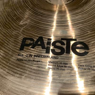 Paiste 14" Signature Dark Crisp Hi-Hat Cymbals (Pair) 1989 - Present - Traditional image 13