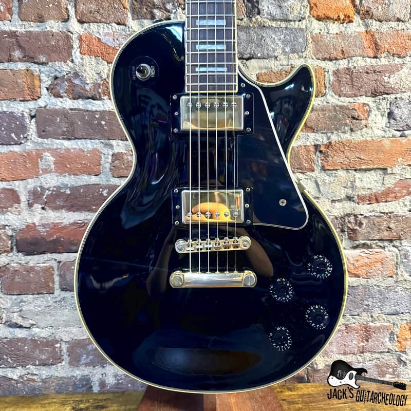 Epiphone Les Paul Custom Pro Electric Guitar (2015 - Black) image 1