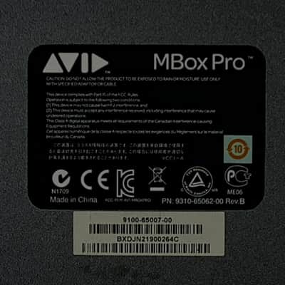 Avid MBox 3 Pro Firewire Audio Interface 2010s - Black TGHM image 9