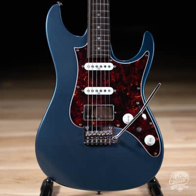 Ibanez AZ2204N Prestige HSS Guitar w/ Case – Prussian Blue Metallic image 2