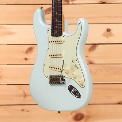 Fender Custom Shop 1959 Stratocaster Journeyman Relic - Super Faded Aged Sonic Blue - CZ582131 - PLEK'd image 3