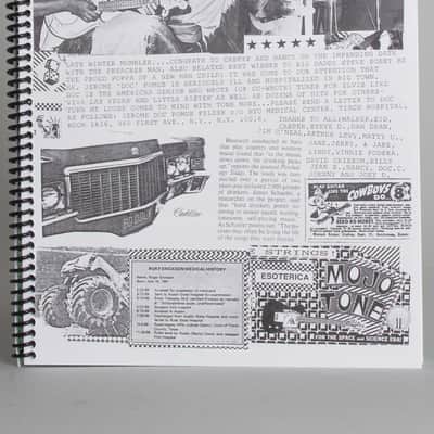 Skip Henderson. "City Lights Print Out Used Guitars Vol. 2: Black Sun Tabloid". spiral bound (2025). image 5