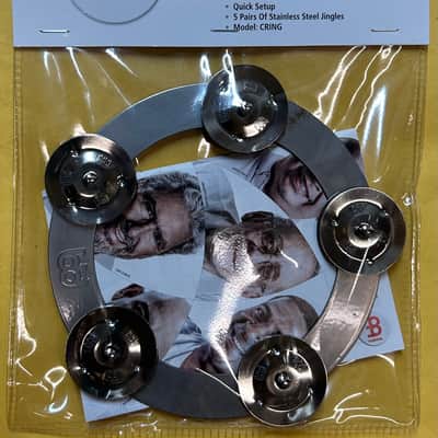 Meinl CRING 6" Ching Ring for Hi-Hat Cymbals 2010s - Chrome image 2