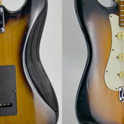 Used Samick LS-11 Tobacco Burst Strat-Style Electric Guitar - Very Good Condition image 10