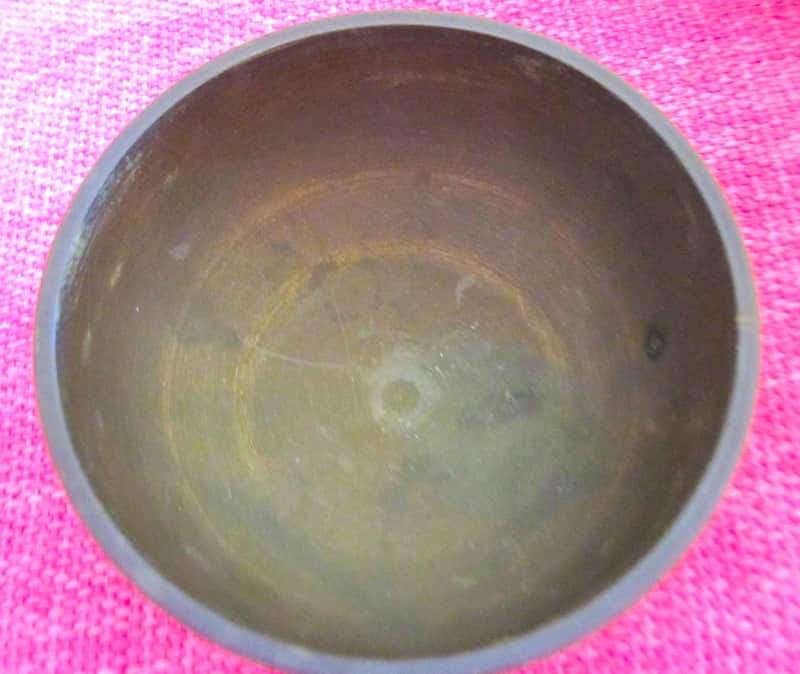 Japanese Rin Singing Bowl Cup Chime - Vintage image 1