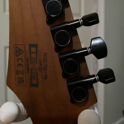 Ibanez RGD7521PB-DSF Standard 2021 - Present - Deep Seafloor Fade Flat image 4