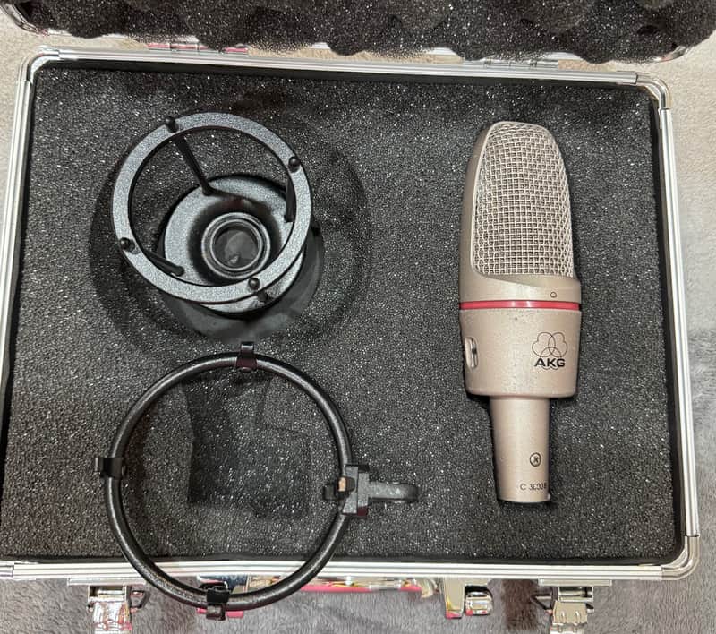 AKG C3000B Large Diaphragm Condenser Microphone w/ Case & Shock Mount image 1