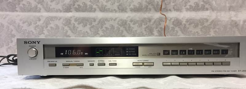 RECEPTEUR AM/FM TUNER RADIO DIGITAL VINTAGE 1980 SONY ST-J55L AUDIO HIF Bild 1